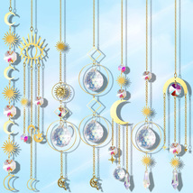 Natural Crystal Sun Catcher Wind Chime, Sun Catcher Wall Hanging, Home D... - $16.99+