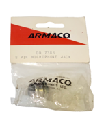 ARMACO 8 PIN MICROPHONE SOCKET DD 7383 / MICROPHONE JACK NIP - $7.34