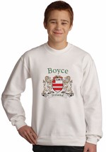 Boyce Irish coat of arms Sweatshirt in White - £23.18 GBP