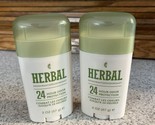 Melaleuca HERBAL 2 oz Deodorant, 24 hour protection, Brand New, Lot Of 2 - £24.55 GBP