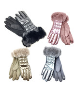 Hatzzi - Metallic Nylon Puffer Full Finger Winter Glove - $16.99