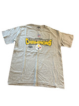 NFL Team Apparel Pittsburgh Steelers Shirt Size Large 2008 AFC Conference Champs - £11.02 GBP
