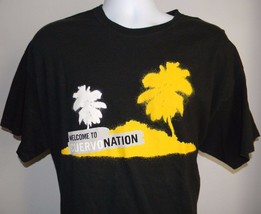 MENS Welcome to Cuervo Nation t shirt XL Tequila shots palm trees party - $17.38