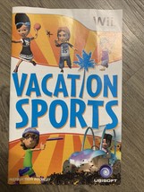 Vacation Sports (Wii, 2008) Game Manual Only - $4.73