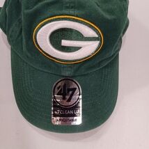 '47 NFL Green Bay Packers Men's Back Strap With Buckle Green Baseball Cap Hat image 2