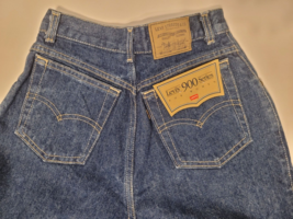 Vintage 80s 90s Levi&#39;s 904 Womens Denim Blue Jeans Size 5 NEW USA Made - $35.10