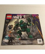 Lego Marvel What If Lego Set #76201 Instructions Book - $148.24 MXN