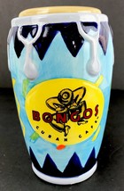 Tiki Bar Mug Ceramic Bongo Drum Cuban Cafe Island Drink Tumbler Holder B... - $24.99