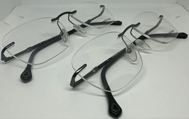 2 Authentic Rimless Lot Ermenegildo Zegna VZ 3258 Optical Frame Italy Eyeglasses - £166.76 GBP