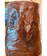 Collectable Art Wooden Carved Hollowed Out Tree Stump Storage Museum Qua... - $3,443.45 MXN