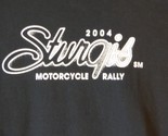 2004 Sturgis Black Hills Rally American Steel Tee Shirt Eagle - $17.77