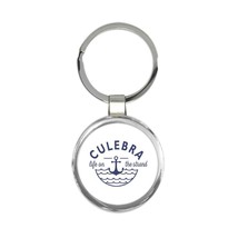 Culebra Life on the Strand : Gift Keychain Beach Travel Souvenir Puerto Rico - £6.42 GBP