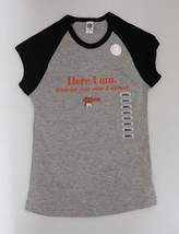 Hooters Very Small (S) Here I Am. What Are Your Other 2 Wishes Grey Tee Shirt - £12.17 GBP