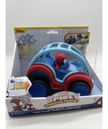 Marvel Spidey Amazing Friends Power Rollers Flips Car Spider-Man - $7.83
