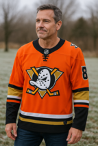 Teemu Selanne NHL Anaheim Ducks Orange Alternate Jersey 52 Adidas NWT Rare - $348.52 CAD