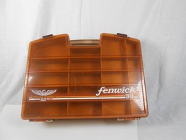 Fenwick 30 Tackle Box Woodstream 2 Sided Vintage - $18.50