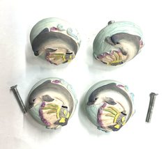 Hand Painted Drawer Knobs Set/4 (Dolphin) - £15.05 GBP