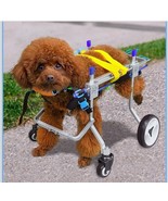 LETPETRUN Dog Wheelchair aluminum 4 Wheels New for XXS dog/cat - $111.08 CAD