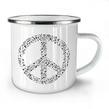 Peace Sign Music Rasta NEW Enamel Tea Mug 10 oz | Wellcoda - £20.07 GBP