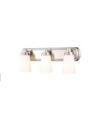 HAMPTON BAY 171972 Stratus 3-Light Brushed Nickel Vanity Brushed nickel - €41,79 EUR