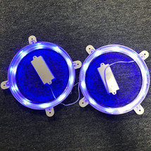 2 X Blue Cornhole Ring Lights 6&quot; Led Light Kit For Corn Hole Bean Bag To... - £25.75 GBP