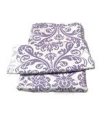 Purple &amp; White Vintage Floral Fabric-Sewing, Crafts, Upholstery, Materia... - €11,14 EUR