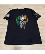 Grunt Style Skull Irish Flag Shirt Men's XL Black Irish American - $21.90