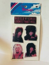 Puffy Stickers Vtg 1980s Ephemera Memorabilia SEALED Motley Crue Looks K... - £31.01 GBP