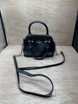 Kate Spade Mini Handbag Satchel Kirin Glitter Black Crossbody Bag Party - £27.25 GBP