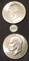Two Eisenhower Dollar – 1776-1976 P D AA20-7464 - £40.55 GBP