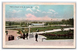View in Forest Park St Louis Missouri MO  WB Postcard N24 - £3.12 GBP
