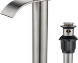 Forious Vessel Brushed Nickel Bathroom Faucet Single Handle, Stainless S... - $73.98