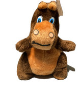 Vintage Brown Stuffed Bear? Hippo? Made Korea Plush Unigue - £15.49 GBP