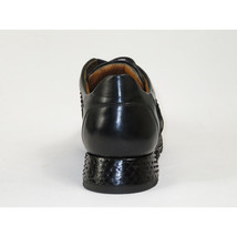 Men's GENIO Turkey Genuine Python Snake Leather Shoes 120197327 Black image 5