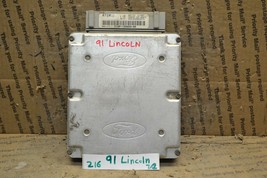 1991 Lincoln Continental Engine Control Unit ECU F10F12A650AA Module 216-7A2 - $18.49