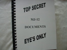 (A-55) MJ-12 Majestic Report Roswell Ufo Alien Crash Ship &quot;Top Secret&quot; Documents - £36.69 GBP