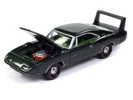 1969 Charger Daytona Dark Green Metallic with Green Interior Pop Culture... - $260.91 MXN