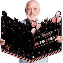 Large Greeting Card 25 X 16 Inch Giant Guest Book Jumbo Retirement Card ... - £22.01 GBP