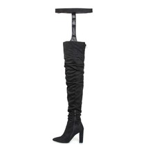 New Women Sexy Thigh High Boots Female Winter Thick High Heels Shoes Woman&#39;s Aut - £78.91 GBP