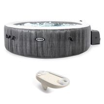 Intex PureSpa Plus Inflatable Hot Tub + Intex Tray Accessory w/ LED Light Strip - £864.15 GBP
