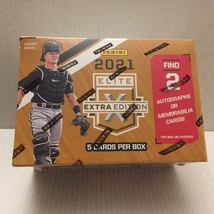 NEW 2021 Panini Elite Extra Edition Baseball Trading Card Blaster Box - 5 Cards - £38.02 GBP