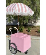 POPSICLES CART PINK MOBILE CART PALETAS FROZEN TREATS CART VENDING PINK ... - $72,406.48 MXN