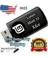 Linux Mint 22 XFCE Edition - Bootable Live/Installer USB | Same Day Ship... - $12.86