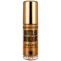 KLEANCOLOR Bottled Sunlight Face &amp; Body Liquid Bronzer - Tan &amp; Shimmer G... - £4.30 GBP