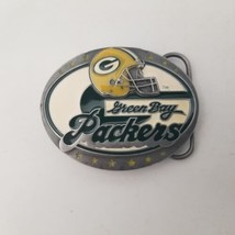 Vintage 1997 Green Bay Packers NFL Colorized 3&quot; Belt Buckle, Nice Shape - £15.60 GBP