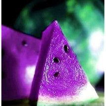 15 Seeds Purple Sweet Watermelon Garden Fresh Fruit Healthy Planting Summer - £5.46 GBP