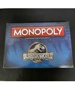 Jurassic World Monopoly Board Game Dinosaur/Isla Nublar 2015 Edition Sealed - $77.39