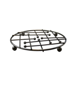 Dependable Industries Black Shiny Nickel Plated Round Hot Plate kitchen ... - $17.63 CAD