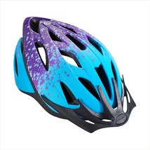 Schwinn Thrasher Bike Helmet, Lightweight Microshell Design, Child, Blue/Purple - $37.99