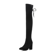 Brand New Winter Sexy Black Gray Women Thigh High Boots Fashion High Heels Lady  - £62.93 GBP
